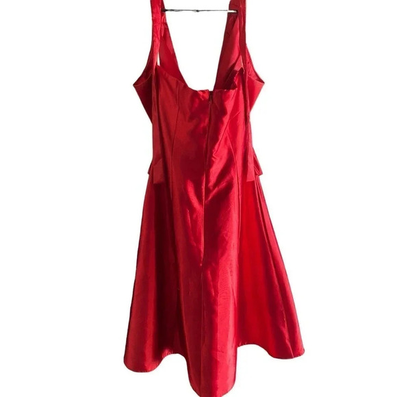 Fiesta Women's Red Sleeveless Fit & Flare Dress Size Medium - Picture 2 of 4